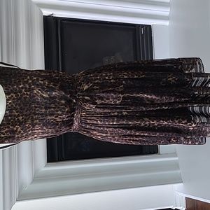 Leopard print dress Luxe by Carmen Marc Valvo